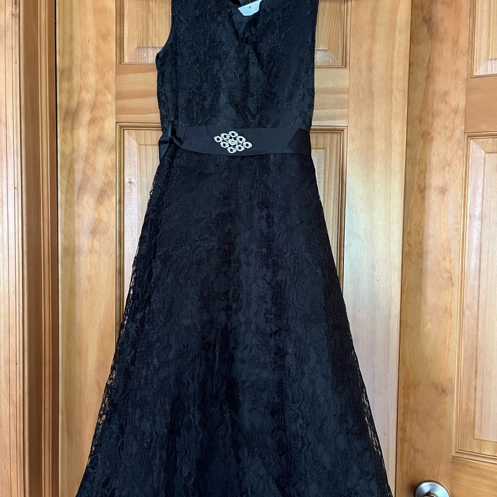 Girls Tulle Lace Glitter Dress